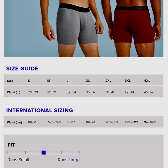 MeUndies solid red men's/teens boxer briefs size small - Picture 4 of 4